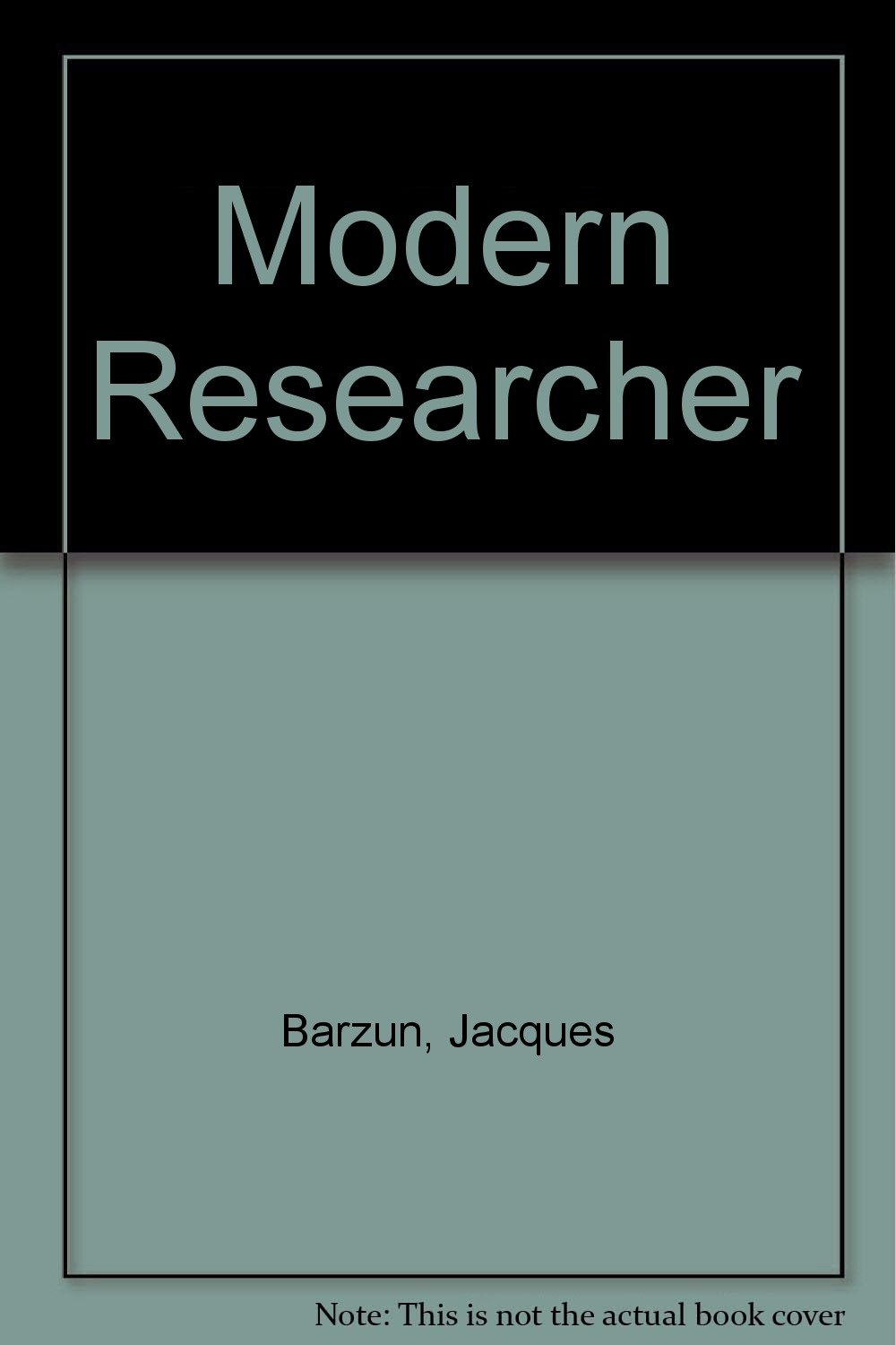 jacques barzun the modern researcher pdf reader